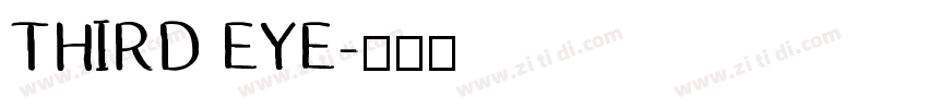 THIRD EYE字体转换
